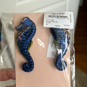 NWT Mignonne Gavigan Seahorse Earrings